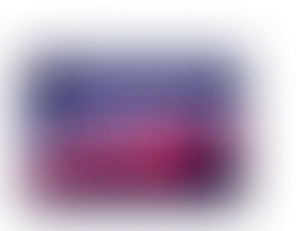 Vibrant brand gradient background inside the interactive AI styling chat widget wrapper